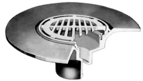 Josam 24020 9" Super-Flo Top Medium Sump