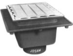 Josam 49420 Super Flo 16" Square Top 12" Deep