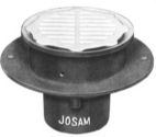 Josam 49500 Super Flo 8" Round Top 3" Deep
