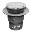 Josam 49520 Super Flo 8" Round Top 6" Deep  Floor Sink