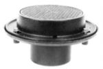 Josam 58460A Floor Cleanout Round C.I. Top with Bronze Plug