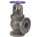 F-869-B Cast Iron, Angle Valve, Class 250, Steam Stop-Check, Flanged