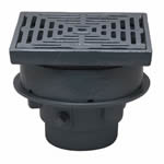 8" x 8" Adjustable Top Area Drain 2" Pipe Size