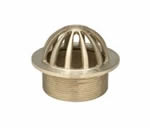 Zurn 5" Round Polished Nickel Bronze Strainer with Dome