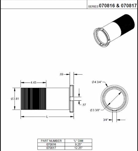 C110212 Threade Adjustable Extension