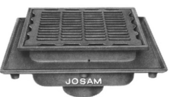 Josam 37960 Floor Drain Super-Flo 16'' Top