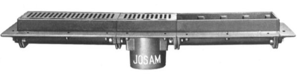 Josam 76000 Trench Drain w/-7 Ductile Grate