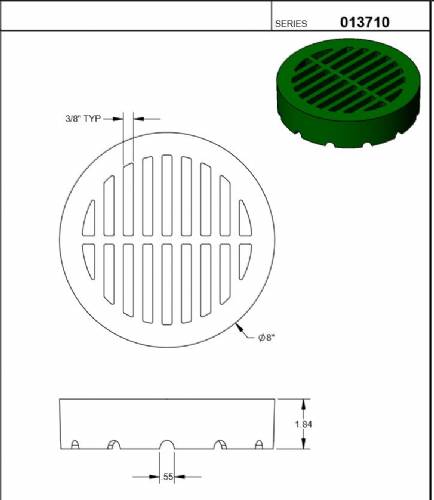 36000 Cast Iron Grate