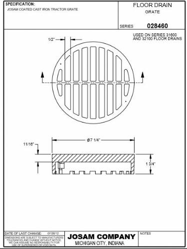 31600 Cast Iron Grate