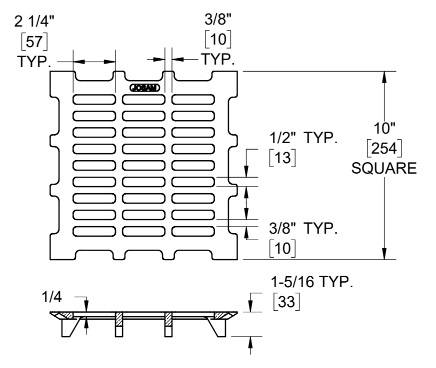 49020 Stainless Steel Grate