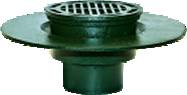 Josam 24040 9" Super Flo Top Medium Sump Composition Deck Flange