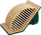 Josam 24900 Parapet Type Angle Dome Grate Roof Drain