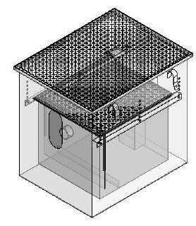 Josam 60100H-ET Series Manual Interceptor - Enclosed Type