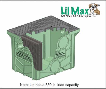 Lil-10-L Lint Trap 10 GPM HDPE