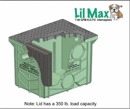 Lil-10-R RICE TRAP 10 GPM HDPE