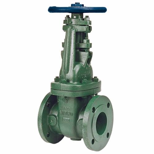 F-617-13-XL Gate Valve, Class 125, Nickel Iron, Stainless Steel Trim, Flanged, Large Diameter