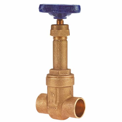 S-111 Gate Valve Bronze, Class 125, Rising Stem, Solder Ends