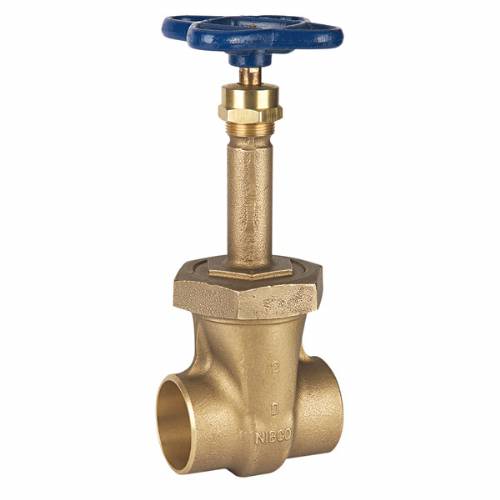 S-134-B Gate Valve-Bronze, Class 150, Rising Stem, Bolted Bonnet, Solder Ends