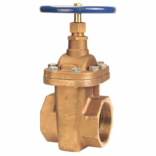 S-136-B Gate Valve, Class 150,Large Diameter,Bronze, Non-Rising Stem, Bolted Bonnet, Threaded