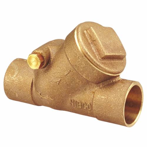 S-413-B Check Valve,Bronze, Class 125, Bronze Seat Disc Solder End