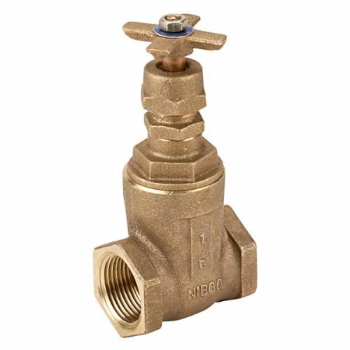 T-113-K Gate Valve Bronze,Threaded w/Cross Handle, Class 125, Non Rising Stem,