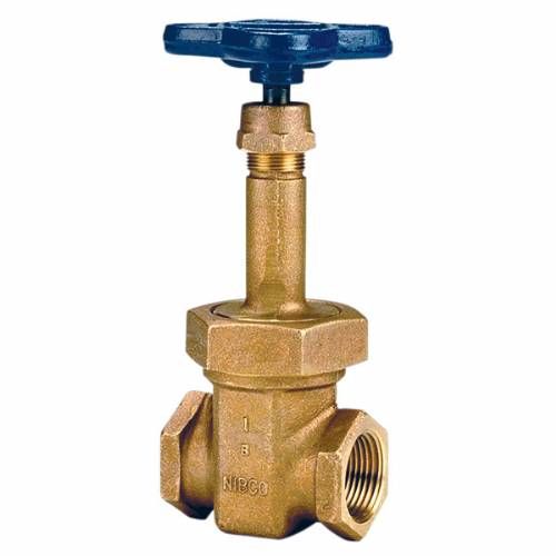 T-124 Gate Valve Bronze, Rising Stem, Threaded