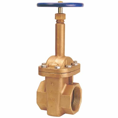 T-134-B Large Diameter,Bolted Bonnet,Gate Valve Bronze, Rising Stem,Threaded