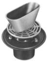 Josam 30000-E3 Floor Drain Round w/ Oval Funnel