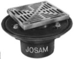 Josam 30000-S C.I. Body with Square Nikaloy Strainer