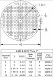 Z400-Z415 Type B Grate only 5" Round x 1/8"