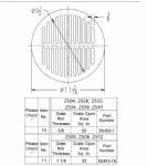 Zurn 46243-1 PN400-5B-STR Flat Round Drain Grate 5 OD Zn