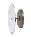 Watts Wall Cleanout with 2" Brass Plug, Stainless Steel Cover