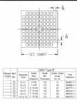 Z400 Type S Square grate 6" x 1/8"