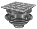 Josam 37900  14" Square Packing House Type w/Ductile Iron Grate