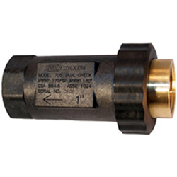 705 1" x 1" Dual Check Valve