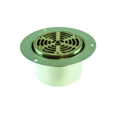 5" Adjustable Wood Floor Drain 4" Pipe Size