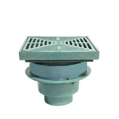 12" Square Adjustable Top Area Drain 5" Pipe Size