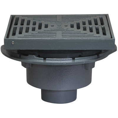  Roof Drain with 12"x12" Promenade Top 5" Pipe Size