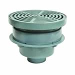 12" Round Adjustable Top Area Drain 4" Pipe Size