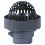 8 1/8" Overflow Roof Drain with 2" External Water Dam 3" Pipe Size