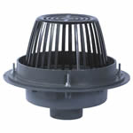 16 5/8" Overflow Roof Drain with 2" External Water Dam 8" Pipe Size