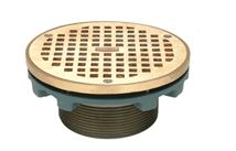 Zurn 5" Round Polished Nickel Bronze Strainer Type BZ