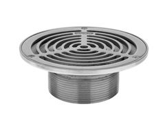 Zurn 6" 304 Stainless Steel Round Strainer Type BS Heel-Proof 