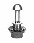 Zurn Planting Area Dome 3" No-Hub Outlet, Polish Bronze Standpipe